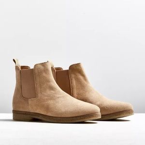 Urban Outfitters Chelsea Mens Ankle Suede Slip On Boots